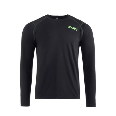 ESKIMO ION ICE Fishing Performance Longsleeve Tee, Shirt, Unisex, Black, 39296, Large