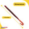 BAITFUEL Mega Bopper Infused with Supercharged X55 Formula Gel: Fish Scent Technology with Powerful Attractants | 7.7-Inch, Red Bug (PN: X86521) view 2