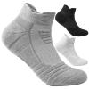 Bluelans Ankle Athletic Running Socks Low Cut Sports Socks for Men and Women Ankle Socks Low Cut Running Socks with Ankle Support White 39-42 view 3