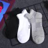 Bluelans Ankle Athletic Running Socks Low Cut Sports Socks for Men and Women Ankle Socks Low Cut Running Socks with Ankle Support White 39-42 view 4