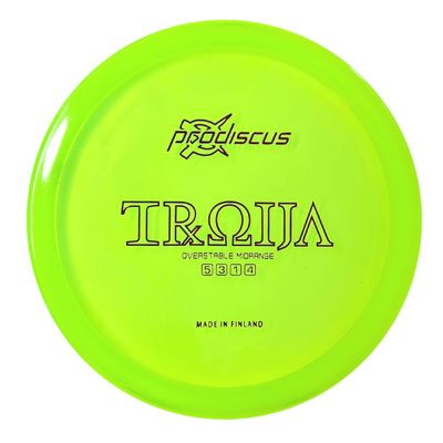 Premium Troija Overstable Disc Golf Midrange for Advanced Players by Prodiscus (Colors Vary)