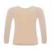 Hansber Kids Girls Boys Compression Base Layer Thermal Underwear Tops Stretchy Nylon Long Sleeve Undershirts Type A Nude 10-12 view 2