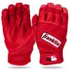 Franklin Sports MLB Baseball Batting Gloves - Natural II Batting Gloves for Baseball + Softball - Adult + Youth Pairs - Red - Adult Medium view 1