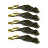 BAITFUEL BF Toad Infused with Supercharged X55 Formula Gel: Fish Scent Technology with Powerful Attractants | 4-Inch, Green Pumpkin (PN: X85505)