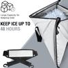 Buffalo Gear Insulated Fish Cooler 48x18In, Leakproof Kill Bag with 2 Reusable Cooler Ice Packs, Portable Waterproof Fish Bag with Adjustable Shoulder Strap, Keeps Ice-cold More than 48 Hours view 3