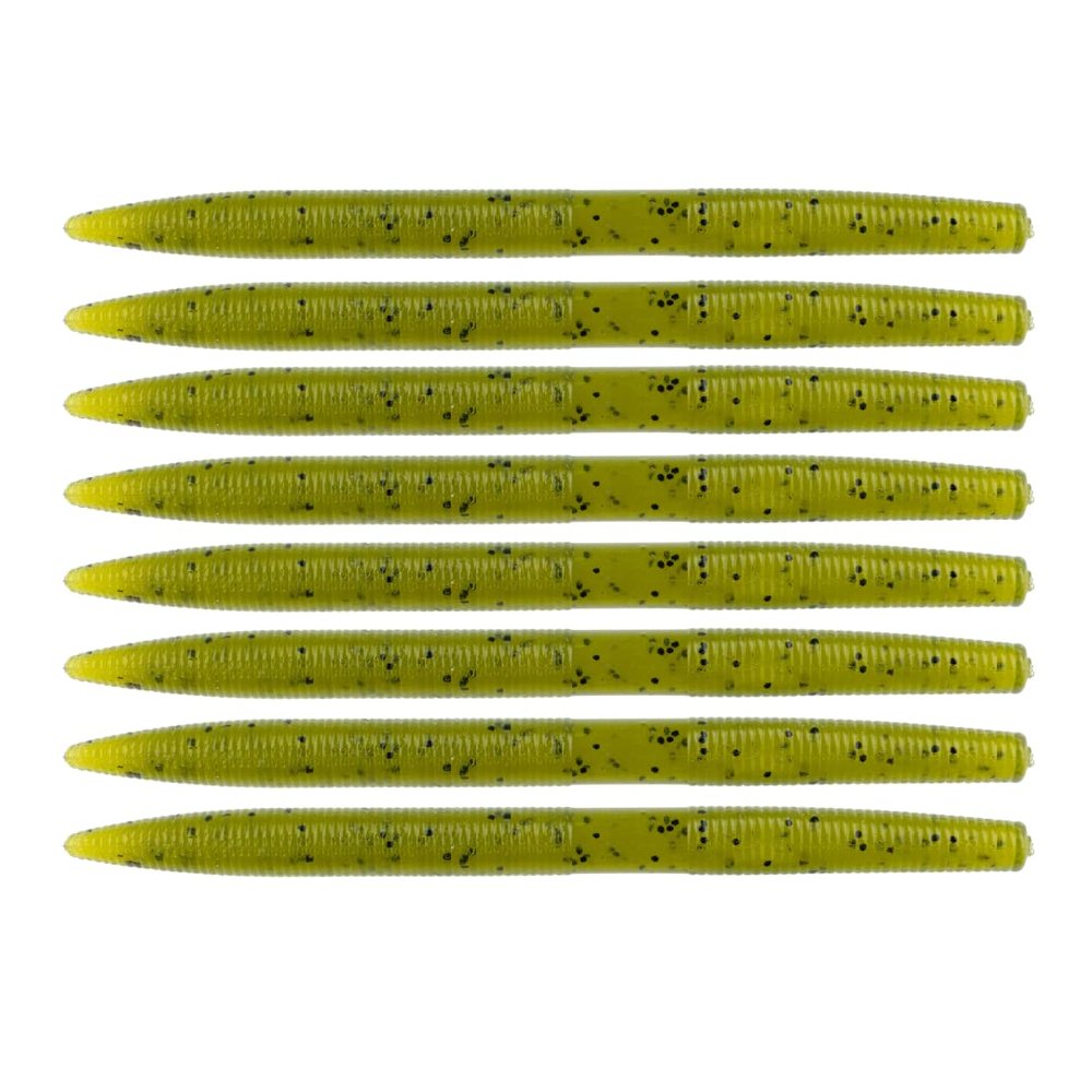 BAITFUEL Ion Infused with Supercharged X55 Formula Gel: Fish Scent Technology with Powerful Attractants | 5-Inch, Watermelon Pepper (PN:X32624)