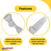 BAITFUEL Swimming Minnow Infused with Supercharged X55 Formula Gel: Fish Scent Technology with Powerful Attractants | 4-Inch, White (PN: X84502) view 3