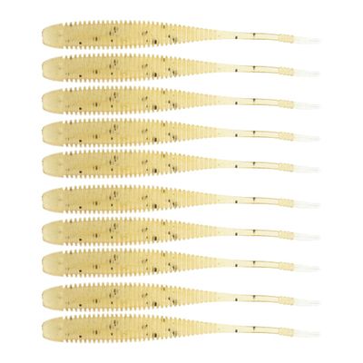 BAITFUEL Flat Sided Shad Infused with Supercharged X55 Formula Gel: Fish Scent Technology with Powerful Attractants | 3.5-Inch, Juvenile Goby (PN: X79569)