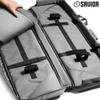 Savior Equipment Specialist Series Tactical Double Long Gun Bag Case Backpack 4 Pistol Handgun Storage, Lockable Zippers, Padded Drag Handles, w/Adjustable Shoulder Strap, 46 Inch SW Gray view 2