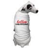 Hello Valentine - Heart Love V Day Dog Shirt (White, 3X-Large) view 2