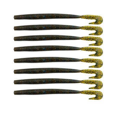 BAITFUEL Mega Bopper Infused with Supercharged X55 Formula Gel: Fish Scent Technology with Powerful Attractants | 7.7-Inch, Tilapia Magic (PN: X86600)