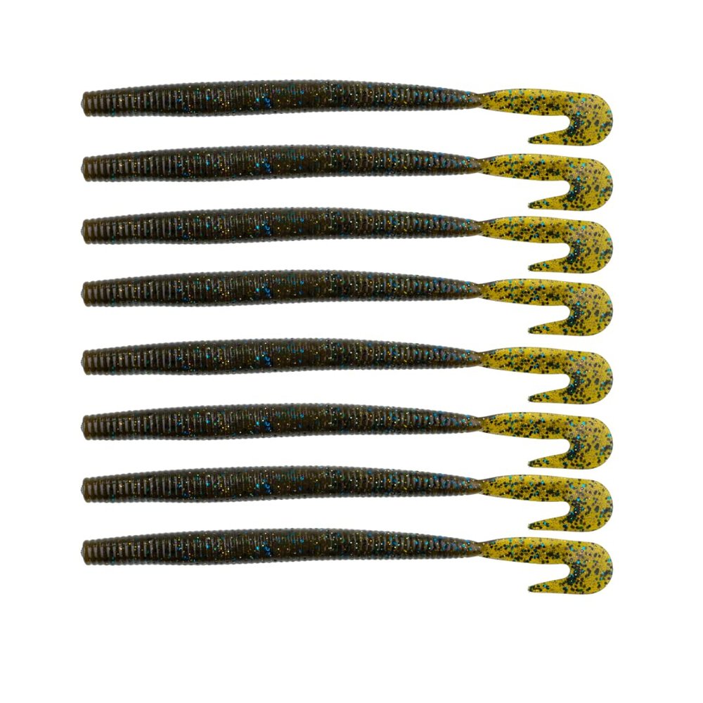 BAITFUEL Mega Bopper Infused with Supercharged X55 Formula Gel: Fish Scent Technology with Powerful Attractants | 7.7-Inch, Tilapia Magic (PN: X86600)