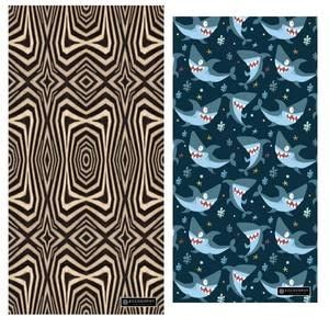ECCOSOPHY Microfiber Towels for Kids and Adults 71" x 35" and 60" x 30" Quick Dry and sandproof.