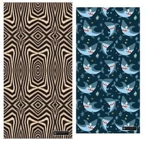 ECCOSOPHY Microfiber Towels for Kids and Adults 71" x 35" and 60" x 30" Quick Dry and sandproof.