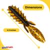 American Baitworks BAITFUEL Dagger Infused with Supercharged X55 Formula Gel: Fish Scent Technology with Powerful Attractants|4.5-Inch, Alabama Craw (PN: X67518) view 2