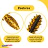American Baitworks BAITFUEL Dagger Infused with Supercharged X55 Formula Gel: Fish Scent Technology with Powerful Attractants|4.5-Inch, Alabama Craw (PN: X67518) view 3