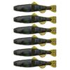 BAITFUEL Swimming Minnow Infused with Supercharged X55 Formula Gel: Fish Scent Technology with Powerful Attractants | 4-Inch, Green Pumpkin (PN: X84505) view 1