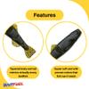 BAITFUEL Swimming Minnow Infused with Supercharged X55 Formula Gel: Fish Scent Technology with Powerful Attractants | 4-Inch, Green Pumpkin (PN: X84505) view 3