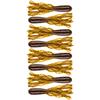 BAITFUEL Tubes Infused with Supercharged X55 Formula Gel: Fish Scent Technology with Powerful Attractants | 2.5-Inch, Brown Pumpkin Copper (PN: X74577)
