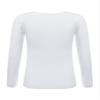 Hansber Kids Girls Boys Compression Base Layer Thermal Underwear Tops Stretchy Nylon Long Sleeve Undershirts Type B(White) 10-12 view 2