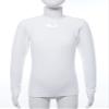 Hansber Kids Girls Boys Compression Base Layer Thermal Underwear Tops Stretchy Nylon Long Sleeve Undershirts Type B(White) 10-12 view 3