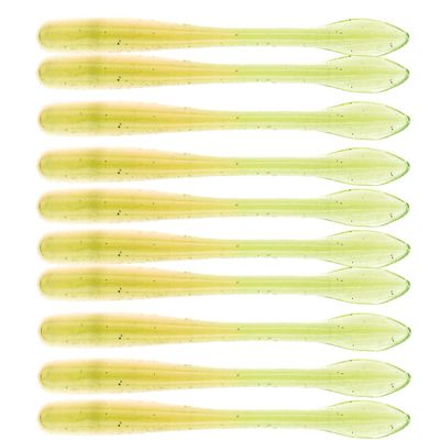 BAITFUEL Junior Crush Infused with Supercharged X55 Formula Gel: Fish Scent Technology with Powerful Attractants | 3-Inch, Naked Perch (PN: X70585)