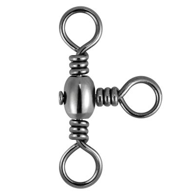 Dr.Fish 30 Pack Fishing 3 Way Swivels, 35-175LB, Three Way Barrel Swivels Fishing Tackle Catfish Rig #5
