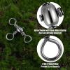 Dr.Fish 30 Pack Fishing 3 Way Swivels, 35-175LB, Three Way Barrel Swivels Fishing Tackle Catfish Rig #5 view 3