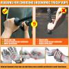 Ergonomic Tricep Rope Pull Down Attachment, Upgraded Long Triceps Rope Cable Attachments for Gym, Lat Pull Down Bar for Cable Machine, Tricep Lat Pulldown Workout Cable Attachments (HAND ROPE-01) view 3