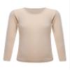 Hansber Kids Girls Boys Compression Base Layer Thermal Underwear Tops Stretchy Nylon Long Sleeve Undershirts Type B(Nude) 2-4 view 1