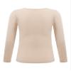 Hansber Kids Girls Boys Compression Base Layer Thermal Underwear Tops Stretchy Nylon Long Sleeve Undershirts Type B(Nude) 2-4 view 2