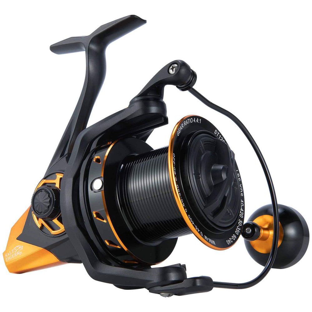 Dr.Fish Saltwater Spinning Reels, Full Metal Surf Fishing Reel, 13 +1 BB, 45 LB Max Drag Ocean Sea Fishing Reel, Heavy Duty Long Cast Offshore Trolling Reel Beach Casting