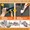 Ergonomic Tricep Rope Pull Down Attachment, Upgraded Long Triceps Rope Cable Attachments for Gym, Lat Pull Down Bar for Cable Machine, Tricep Lat Pulldown Workout Cable Attachments (HAND ROPE-02) view 4