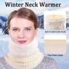 Tgirls Winter Neck Warmer for Women Neck Gaiter Thick Windproof Scarf Ski Face Mask Cover Tube Circle Scarves for men (Beige) view 4