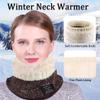 Tgirls Winter Neck Warmer for Women Neck Gaiter for Men Thick Windproof Scarf Ski Face Mask Cover Tube Circle Scarves (Beige) view 4