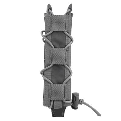 Magazine Pouch with Malice Clip MOLLE Tactical 9MM Single Extended Mag Pouch Holster Mag Carrier Hunting Equipment Holder