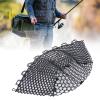 Rubber Fishing Net, Replacement Transparent Black Fishing Landing Net for Freshwater Saltwater 40cm Depth view 3