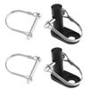 The Lord of the Tools 2PCS Bicycle Trailer Hitch Connector with 4PCS Coupler Pin Trailer Bike Coupler Pet Cargo Bike Trailer Hitch Attachment for Folding Bikes Pet Carts Hauling Goods view 1