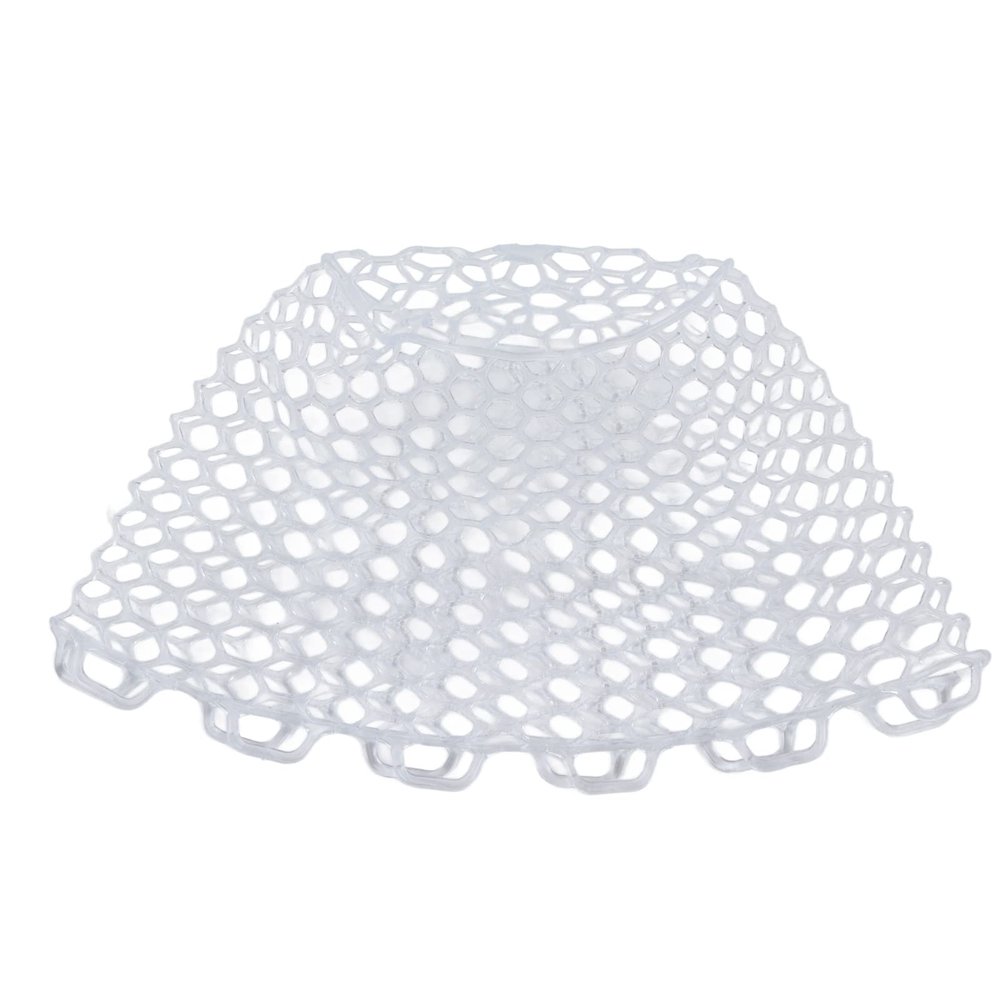 Rplacement Fishing Net, Rubber Replacement Landing Net Net for Angler White 21cm Depth