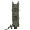 Tactical 9MM Single Extended Magazine Pouch with Malice Clip MOLLE Mag Pouch Holster Mag Carrier Hunting Equipment Holder view 1