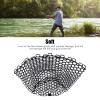 VBESTLIFE Replacement Fishing Net, Deepened Fishing Rubber Net Fishing Landing Netbag Parts Black Depth 32cm view 3
