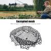VBESTLIFE Replacement Fishing Net, Deepened Fishing Rubber Net Fishing Landing Netbag Parts Black Depth 32cm view 4