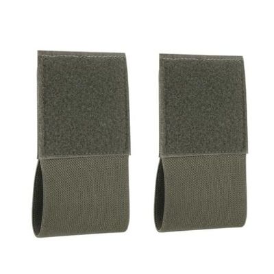 2 Packs Elastic Tourniquet Holder TQ Holster Pouch Retention Loop for Tactical Vest Chest Rig Duty Belt with Hook & Loop Panel Green