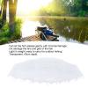 VBESTLIFE Fishing Landing Net, Strong Toughness Rubber Net 40cm Depth Foldable Replacement Fishing Dip Net for Tool White view 2