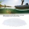 VBESTLIFE Fishing Landing Net, Strong Toughness Rubber Net 40cm Depth Foldable Replacement Fishing Dip Net for Tool White view 3