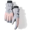 Croogo Touchscreen Waterproof Winter Gloves Ski Gloves for Men Warm Gloves for Women Cold Weather,Light Gray/Pink-ST05-M view 2
