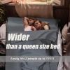 Frelaxy Sleeping Bag Liner, XL Travel Sheet & Camping Sheet for Backpacking, Hotel, Hostels & Traveling, Comfy & Easy Care, Double (Fits 2 People) view 3