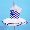 Duoremi Kids Girls Christmas Mrs Santa Costume Striped Tutu Dress Figure Ice Skating Fancy Dress up D 02 16 Years view 4