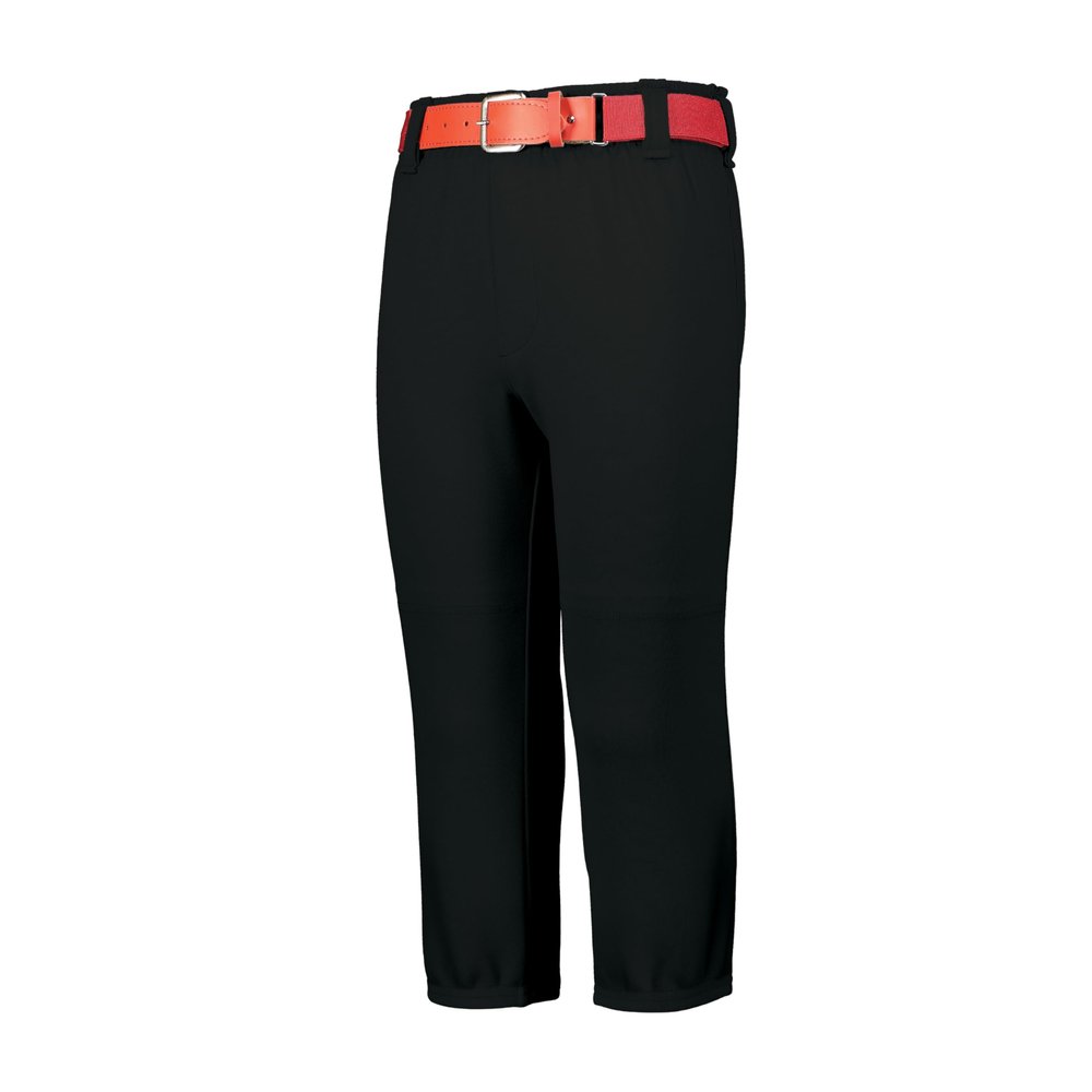 Augusta Sportswear Youth Gamer Pull-Up Baseball Pant with Loops Black XL