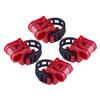 ciciTree 4Pcs Bicycle Bike Rack Cradle Replacement Cargo Carrier Hitch Mount Rubber Strap view 1